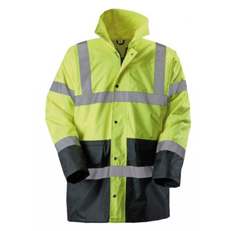 L Yellow/Navy WorkGlow® Hi-Vis Two Tone Motorway Jacket